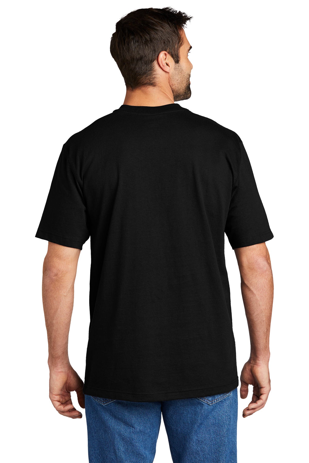 Carhartt Short Sleeve Henley T-Shirt CTK84 Black