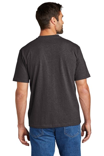 Carhartt Short Sleeve Henley T-Shirt CTK84 Carbon Heather
