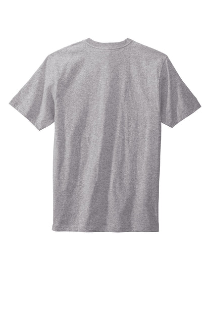Carhartt Short Sleeve Henley T-Shirt CTK84 Heather Grey