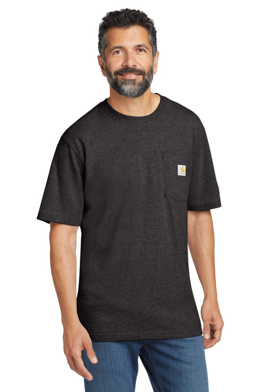 Carhartt  Workwear Pocket Short Sleeve T-Shirt. CTK87 Carbon Heather