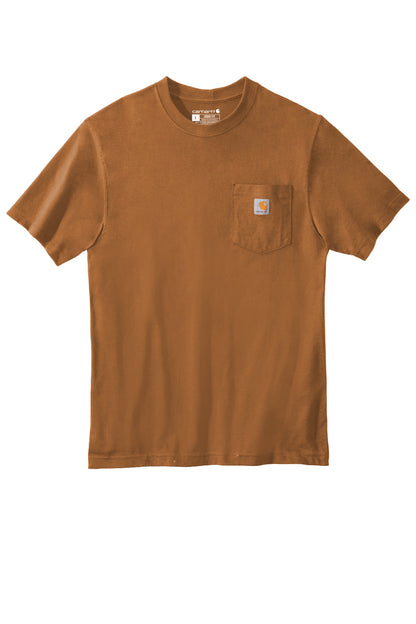 Carhartt  Workwear Pocket Short Sleeve T-Shirt. CTK87 Carhartt Brown