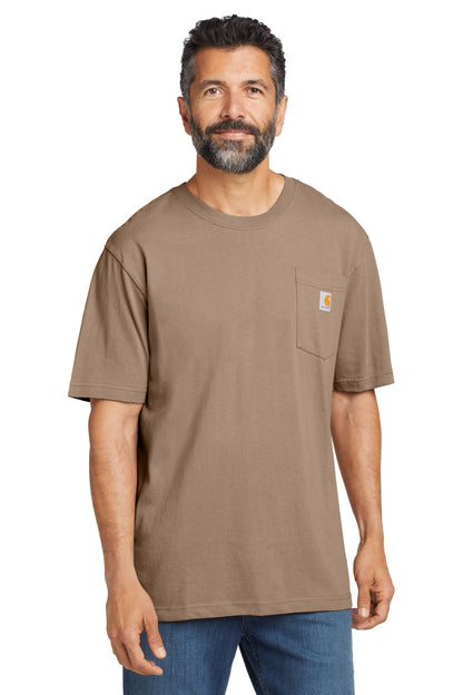 Carhartt  Workwear Pocket Short Sleeve T-Shirt. CTK87 Desert