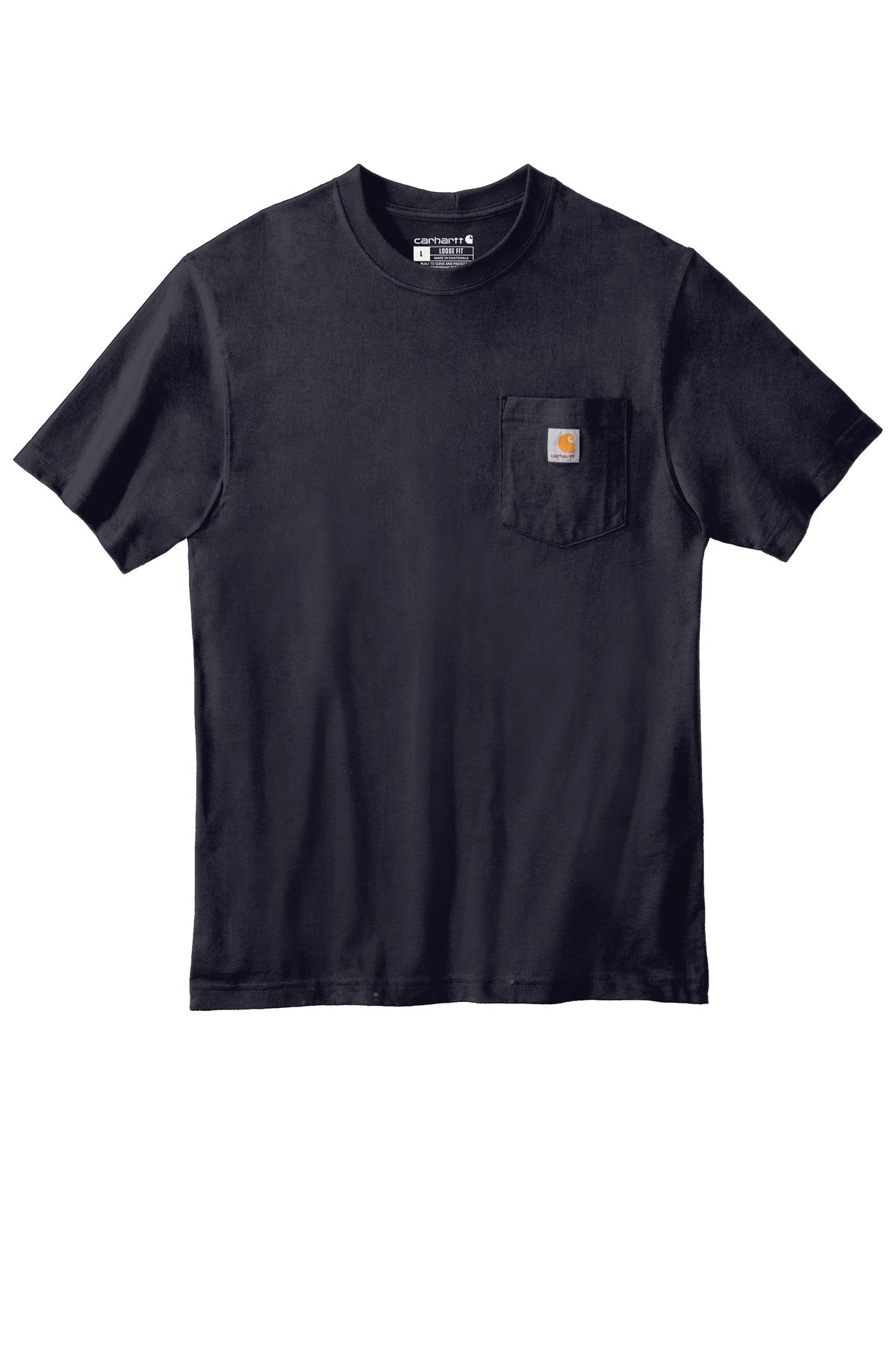 Carhartt  Workwear Pocket Short Sleeve T-Shirt. CTK87 Navy