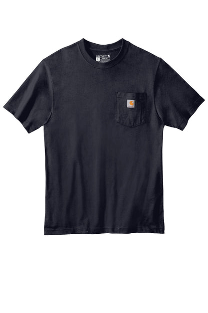 Carhartt  Workwear Pocket Short Sleeve T-Shirt. CTK87 Navy