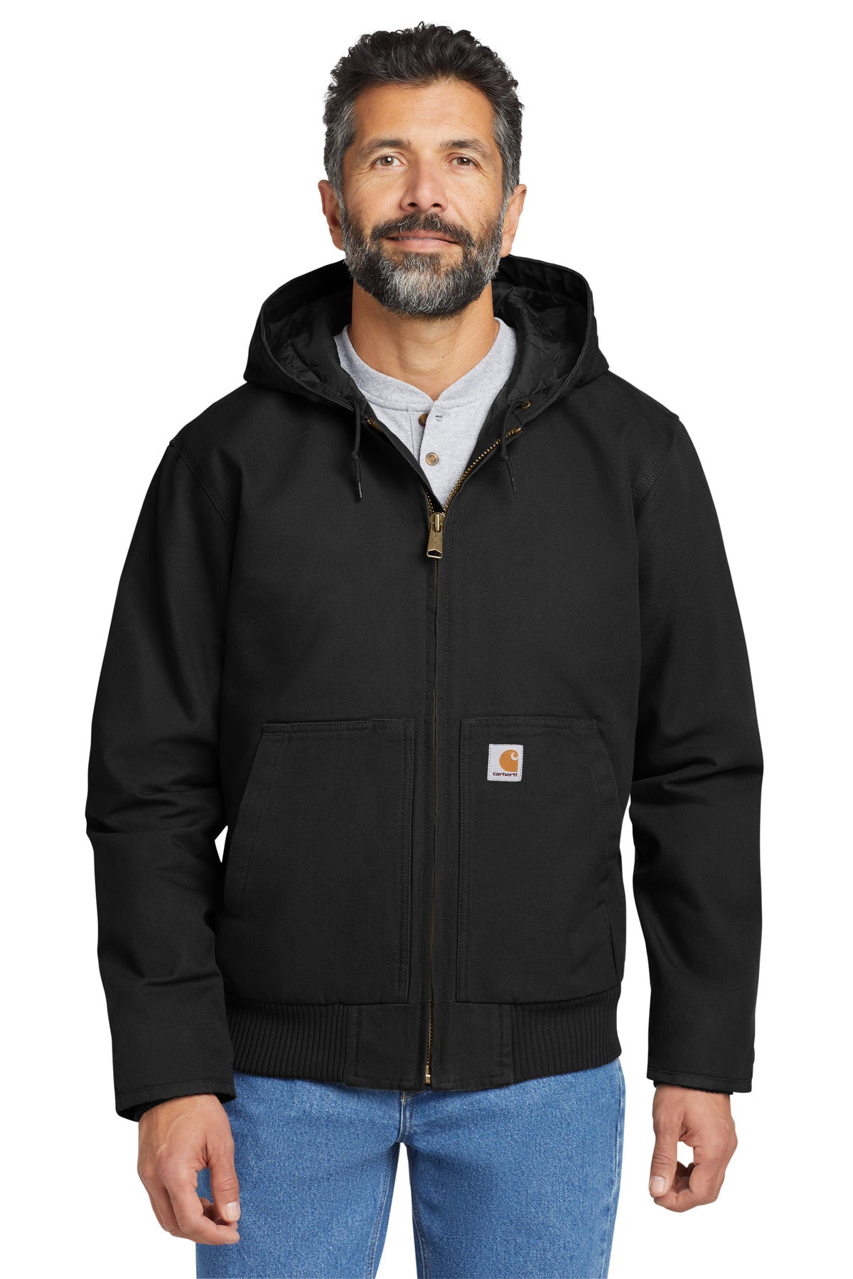 Carhartt Tall Washed Duck Active Jac. CTT104050 Black Tall