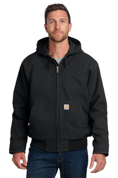 Carhartt Tall Washed Duck Active Jac CTT104050 Black