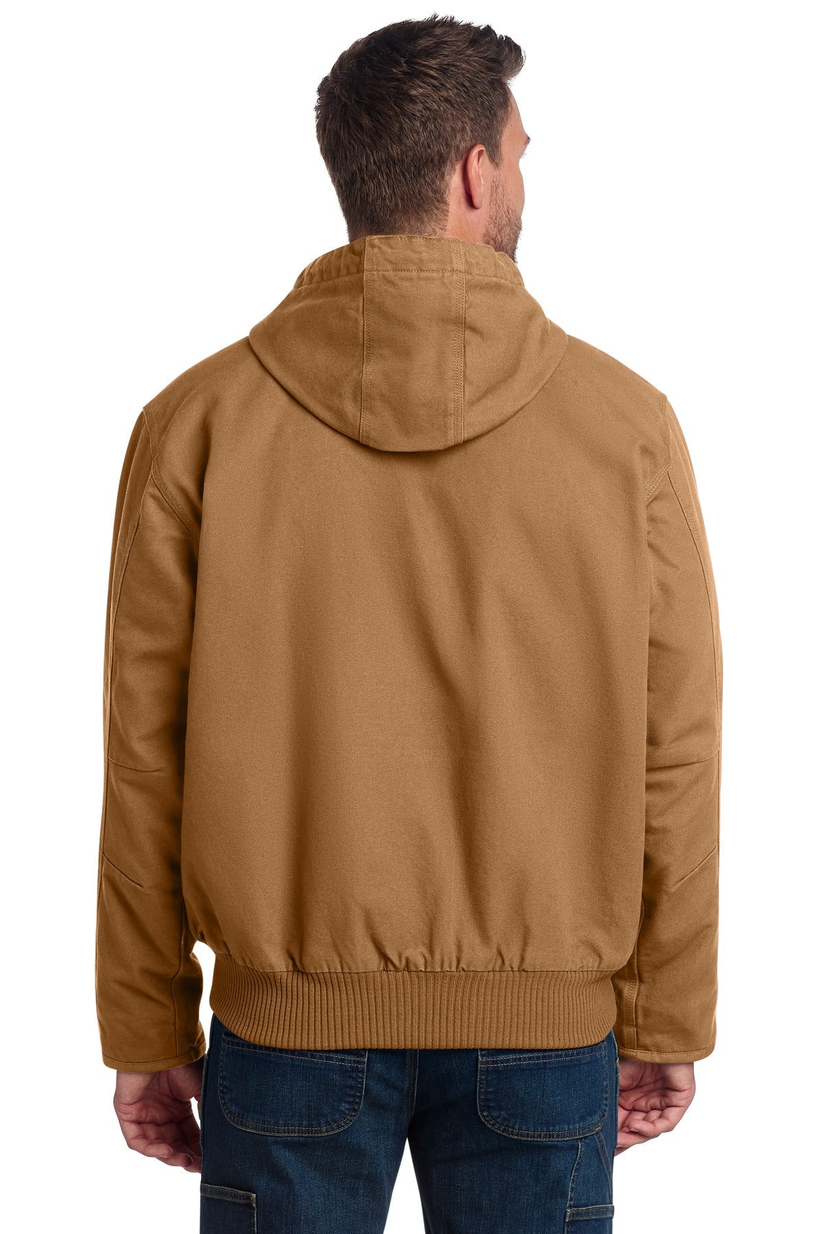 Carhartt Tall Washed Duck Active Jac. CTT104050 Black Tall image 2