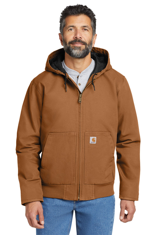 Carhartt Tall Washed Duck Active Jac. CTT104050 Carhartt Brown Tall
