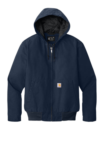 Carhartt Tall Washed Duck Active Jac CTT104050 Navy