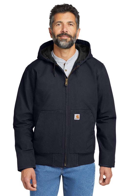 Carhartt Tall Washed Duck Active Jac. CTT104050 Navy Tall