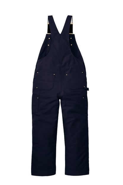 Carhartt Tall Firm Duck Insulated Bib Overalls CTT106672 Dark Navy