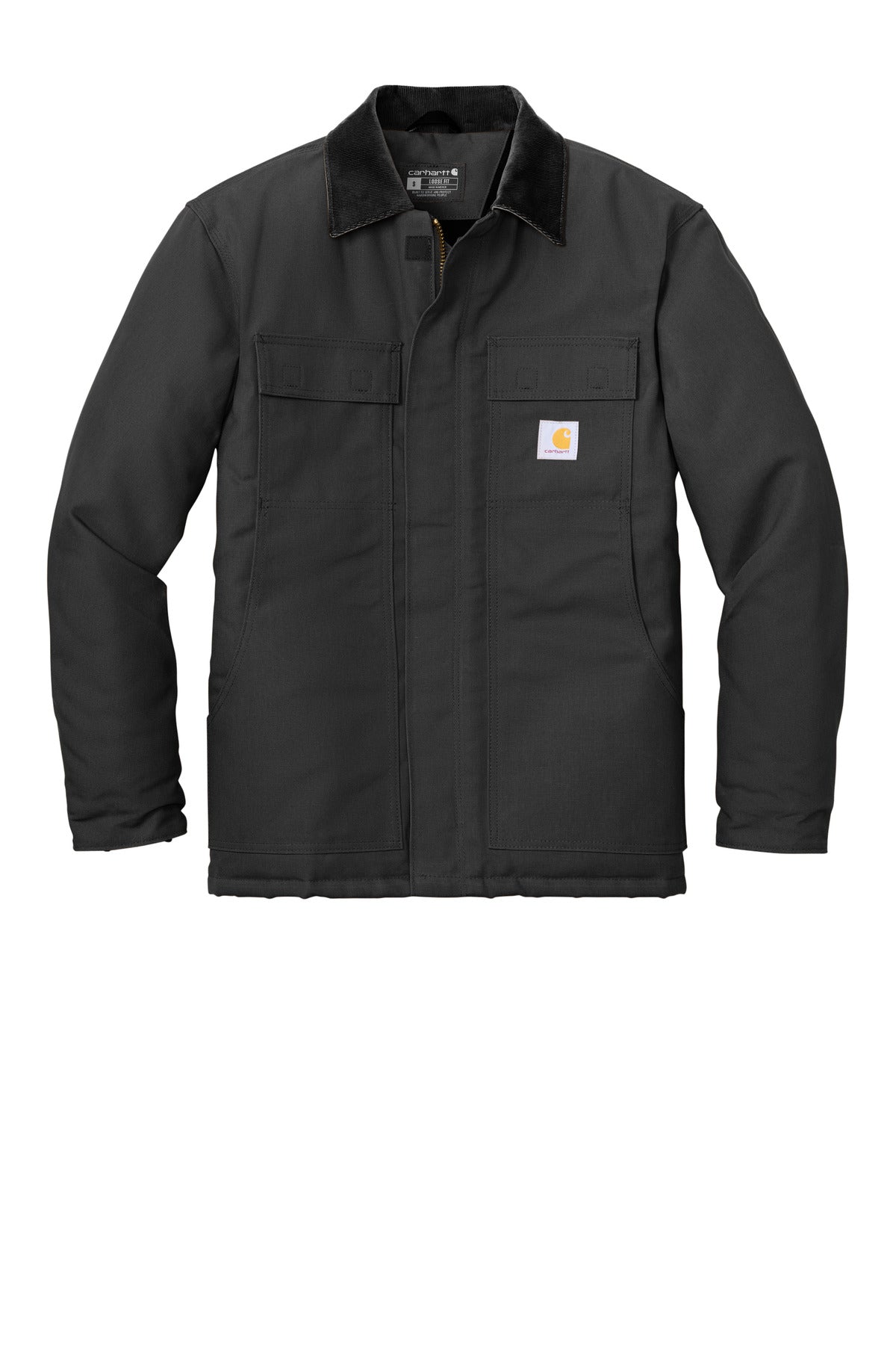 Carhartt  Tall Duck Traditional Coat. CTT106674 Black Tall