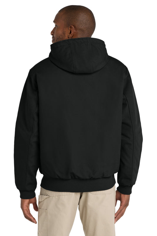 Carhartt  Tall Quilted-Flannel-Lined Duck Active Jac. CTT106677 Black Tall