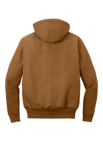 Carhartt Tall Quilted-Flannel-Lined Duck Active Jac CTT106677 Carhartt Brown