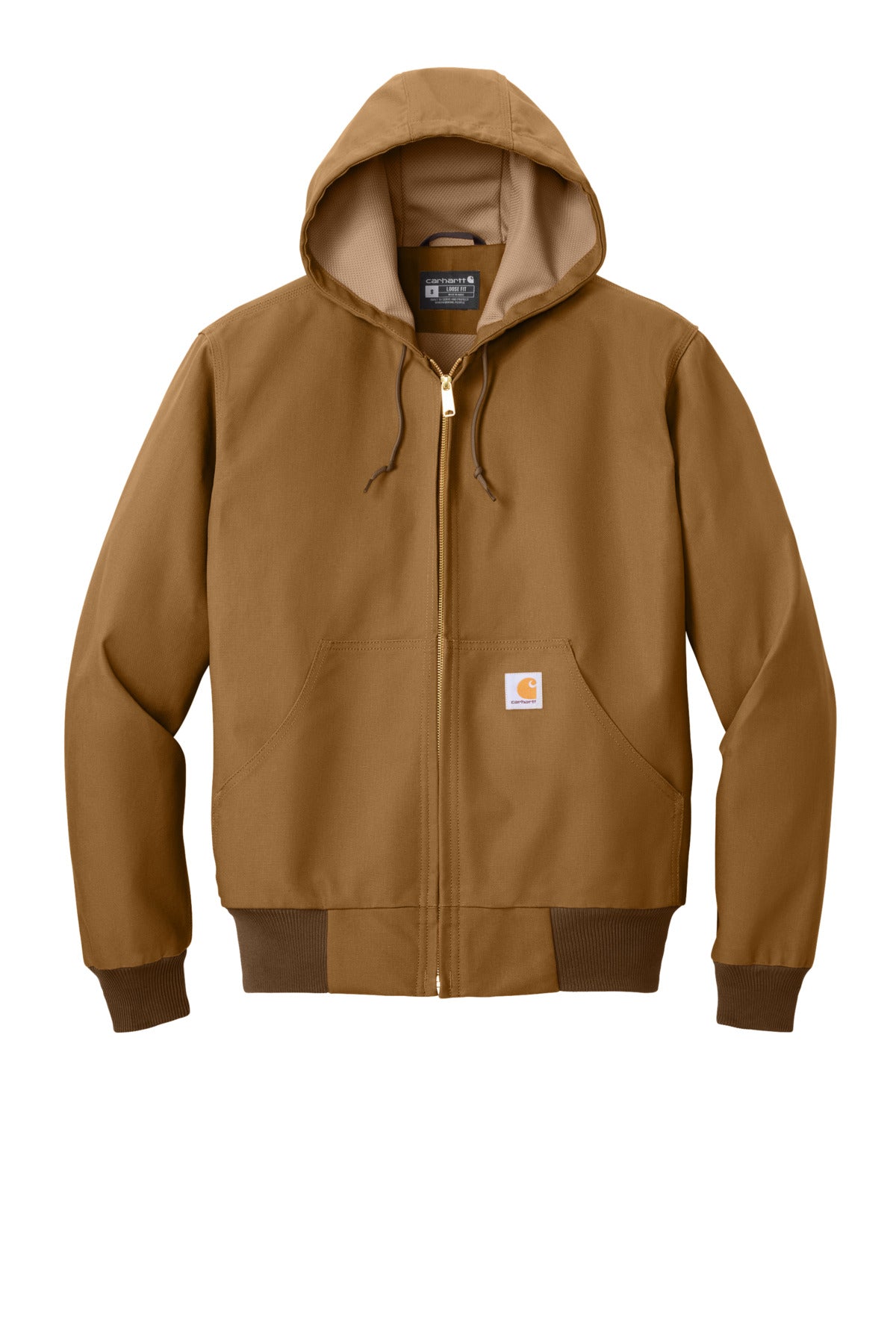 Carhartt  Tall Thermal-Lined Duck Active Jac. CTT106678 Carhartt Brown Tall