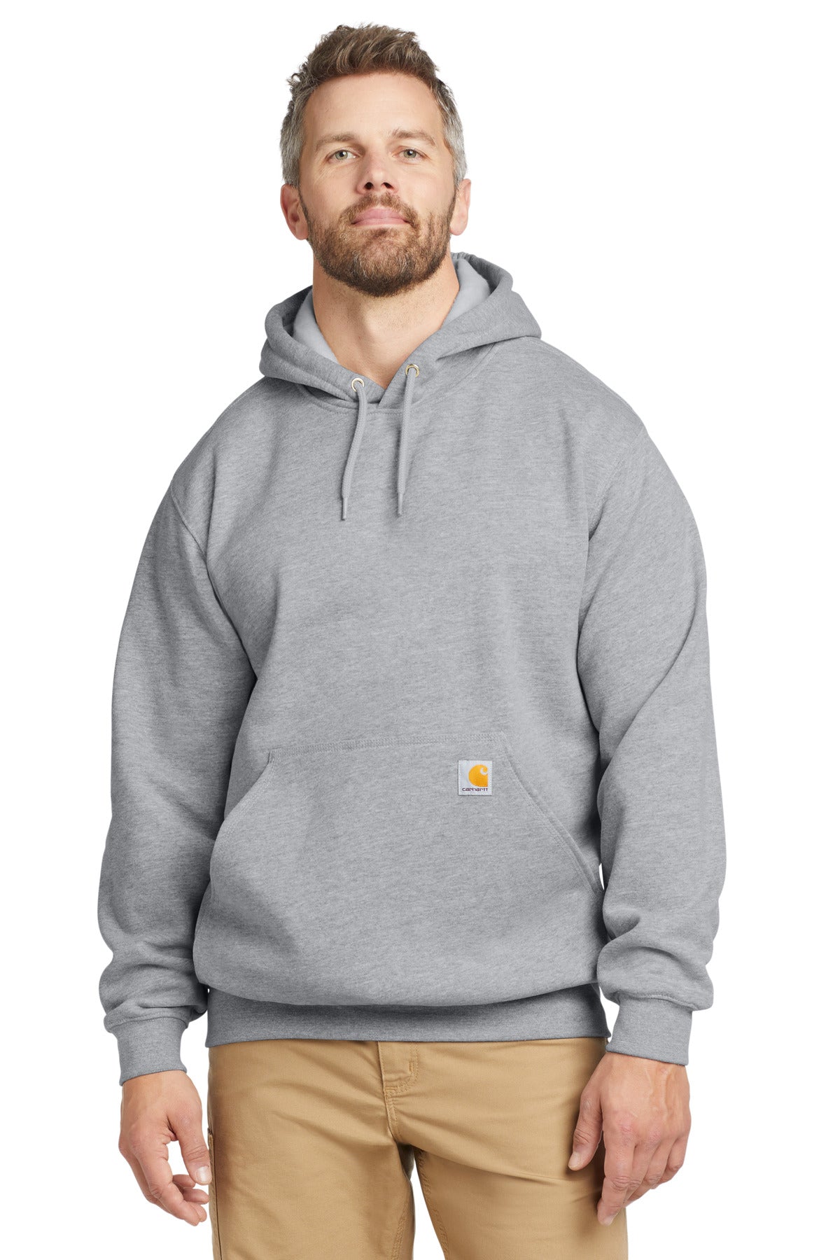 Carhartt Tall Midweight Hooded Sweatshirt CTTK121 Heather Grey Tall