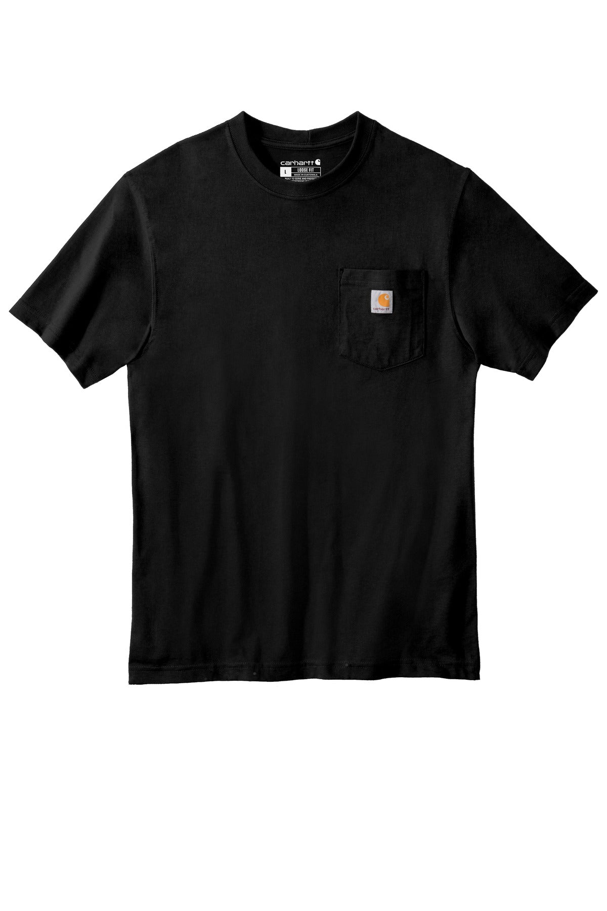Carhartt  Tall Workwear Pocket Short Sleeve T-Shirt. CTTK87 Black Tall
