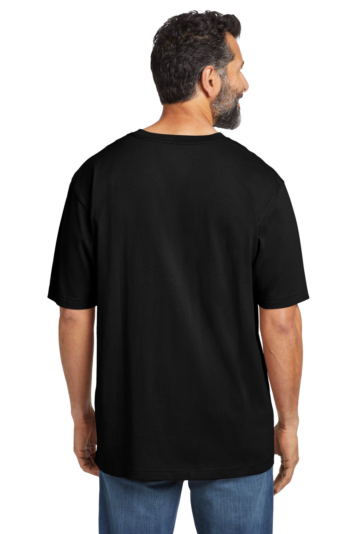 Carhartt  Tall Workwear Pocket Short Sleeve T-Shirt. CTTK87 Black Tall