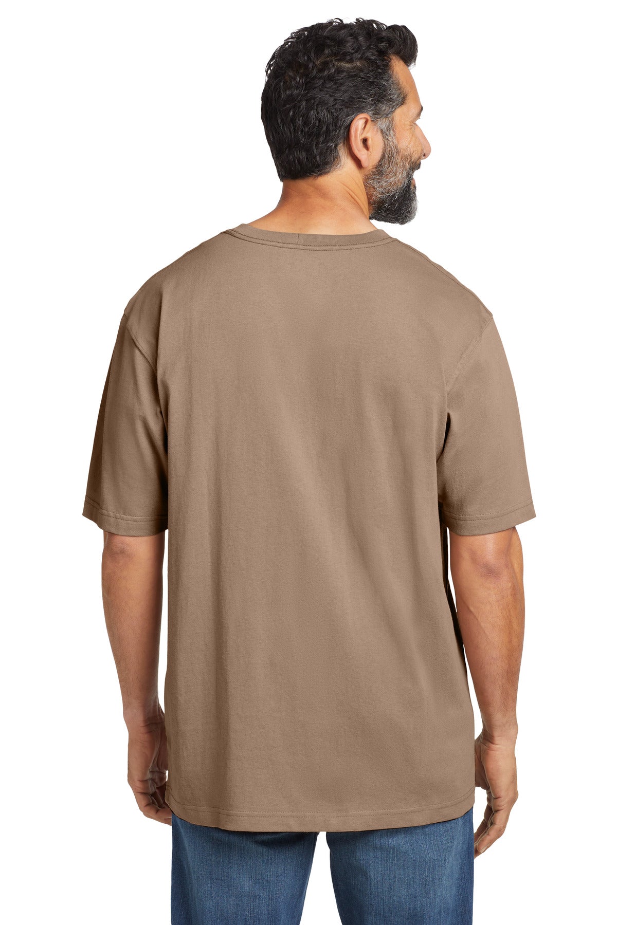 Carhartt Tall Workwear Pocket Short Sleeve T-Shirt CTTK87 Desert