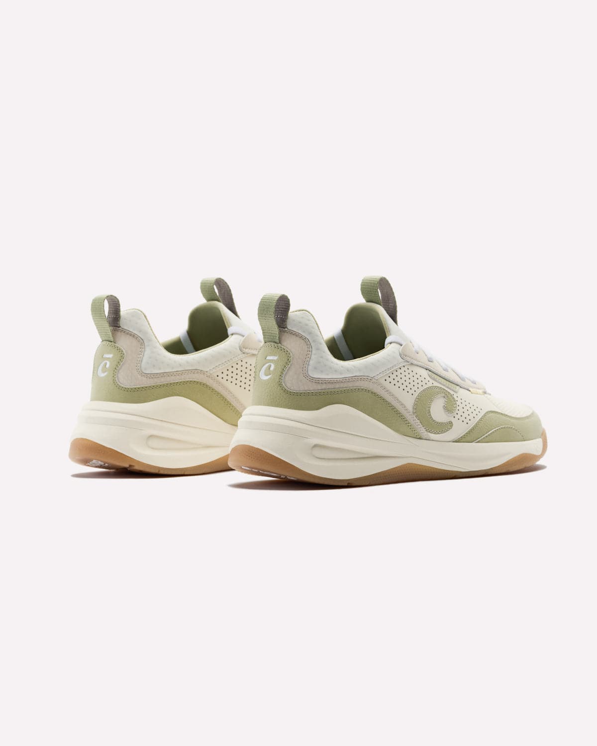 Men's Strada Shoes Antique White / Sage / Gum