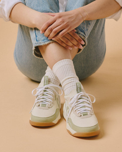 Women's Strada Shoes Antique White / Sage / Gum