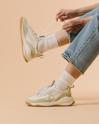 Women's Strada Shoes Antique White / Sage / Gum
