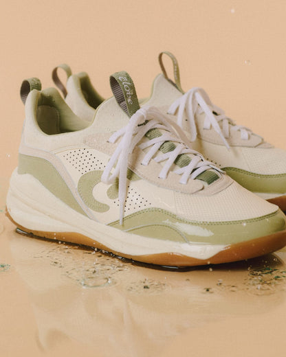Men's Strada Shoes Antique White / Sage / Gum