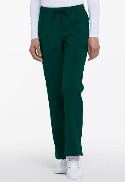 EDS Essentials DK010 Mid Rise Straight Leg Drawstring Pants Hunter Green