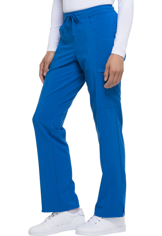 EDS Essentials DK010 Mid Rise Straight Leg Drawstring Pants Royal Model Image Right Side | Dickies