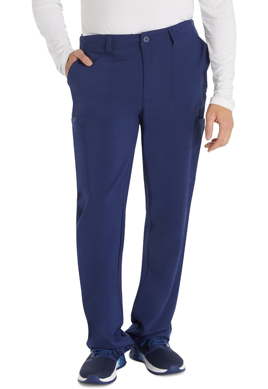 EDS Essentials DK015 Men's Natural Rise Drawstring Scrub Pants Navy