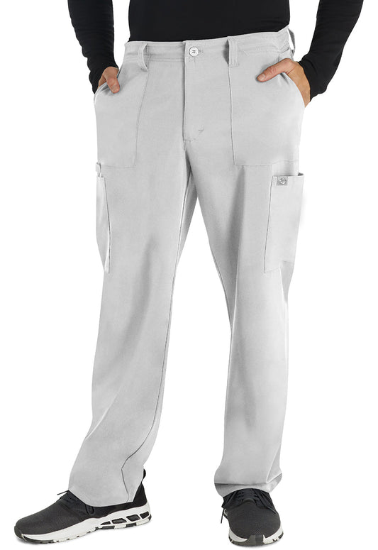 EDS Essentials DK015 Men's Natural Rise Drawstring Scrub Pants image 1