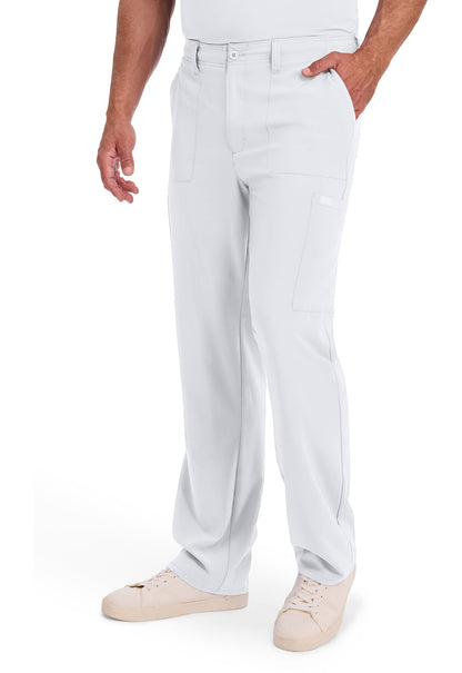 EDS Essentials DK015 Men's Natural Rise Drawstring Scrub Pants image 3