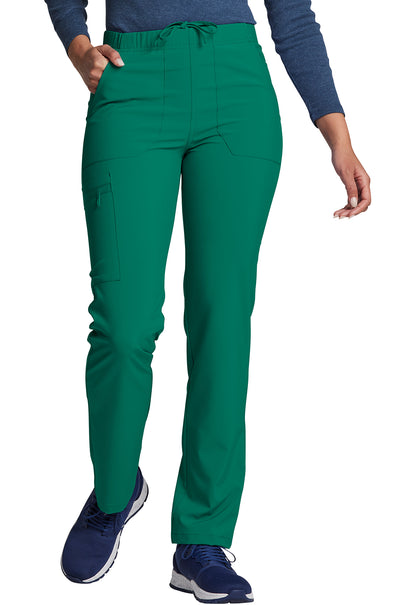 EDS Essentials DK019 Unisex Natural Rise Tapered Leg Pants Hunter Green