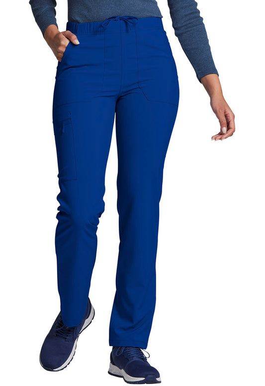 EDS Essentials DK019 Unisex Unisex Natural Rise Tapered Leg Scrub Pants Galaxy Blue
