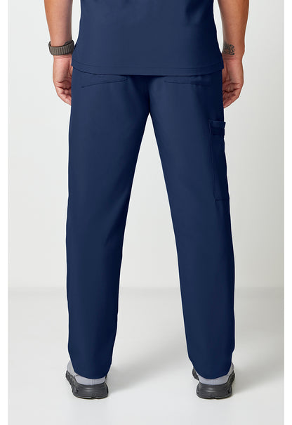EDS Essentials DK019 Unisex Unisex Natural Rise Tapered Leg Scrub Pants Navy