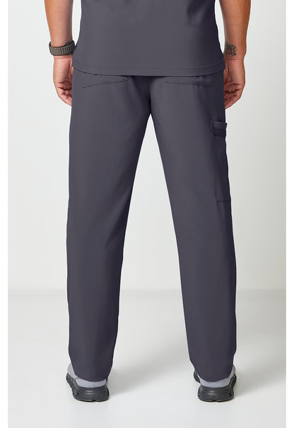 EDS Essentials DK019 Unisex Unisex Natural Rise Tapered Leg Scrub Pants Pewter