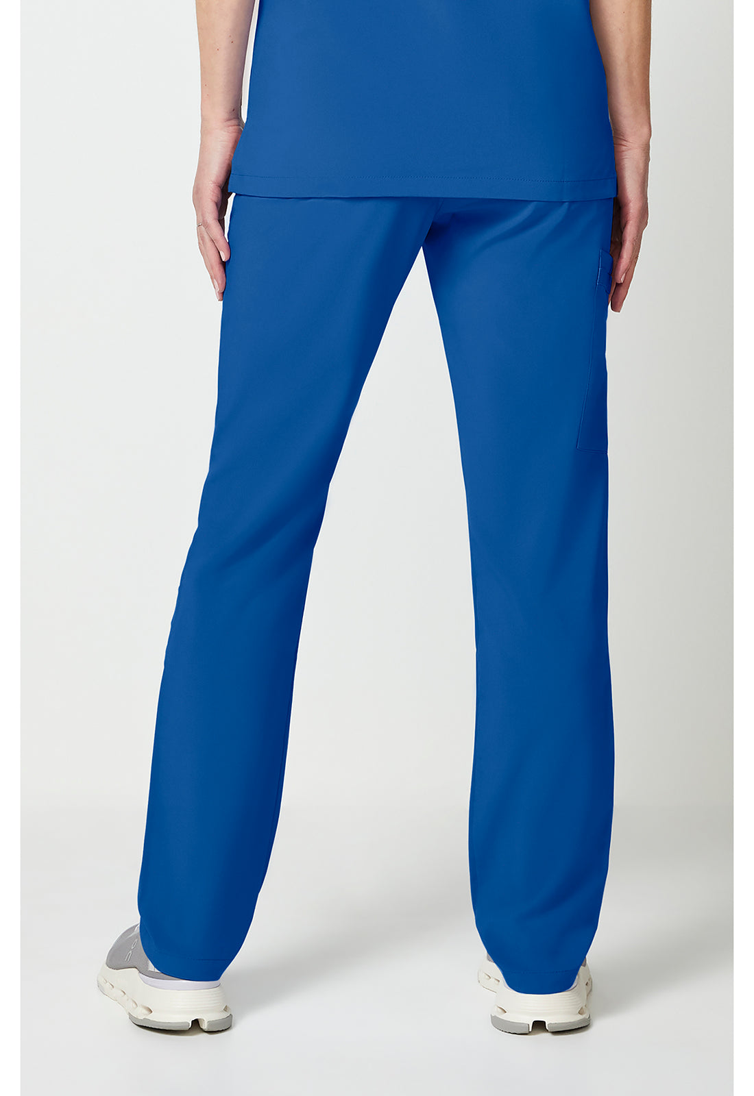 EDS Essentials DK019 Unisex Unisex Natural Rise Tapered Leg Scrub Pants Royal