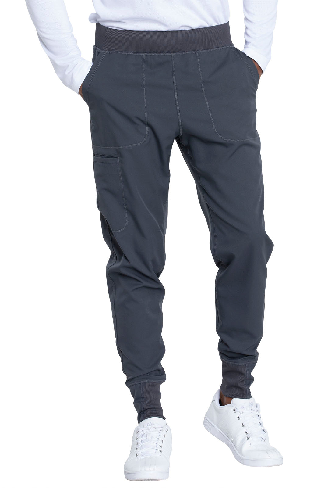 Dynamix DK040 Men's Natural Rise Jogger Pewter