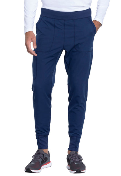 Dynamix DK040 Men's Natural Rise Jogger Navy Model Image Front | Dickies