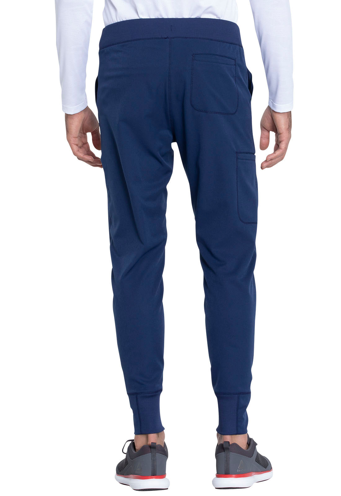 Dynamix DK040 Men's Natural Rise Jogger Navy Model Image Back | Dickies