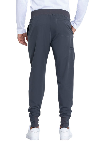 Dynamix DK040 Men's Natural Rise Jogger Pewter Model Image Back | Dickies