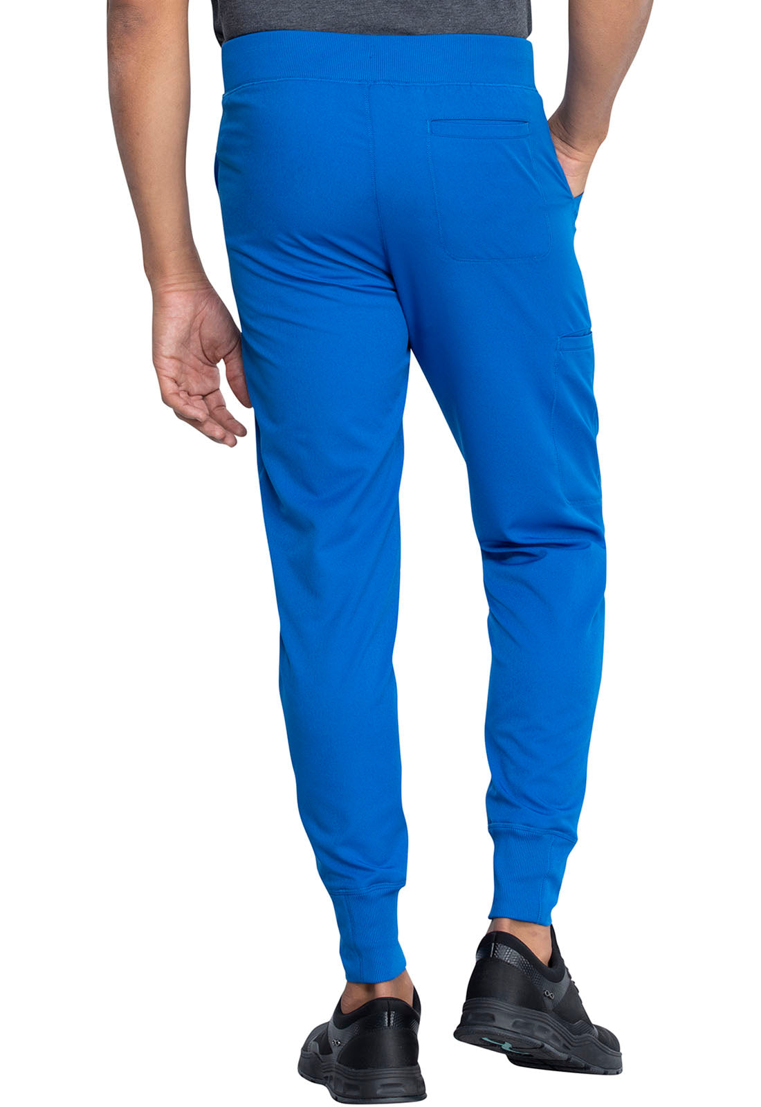 Dynamix DK040 Men's Natural Rise Jogger Royal Model Image Back | Dickies