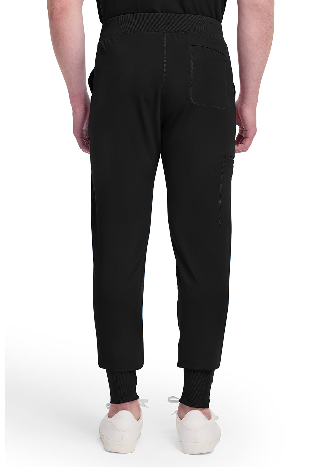 Dynamix DK040 Men's Natural Rise Scrub Joggers Black