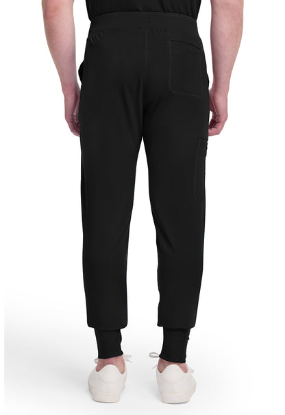 Dynamix DK040 Men's Natural Rise Scrub Joggers Black