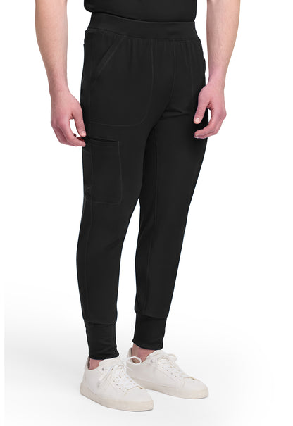 Dynamix DK040 Men's Natural Rise Scrub Joggers Black