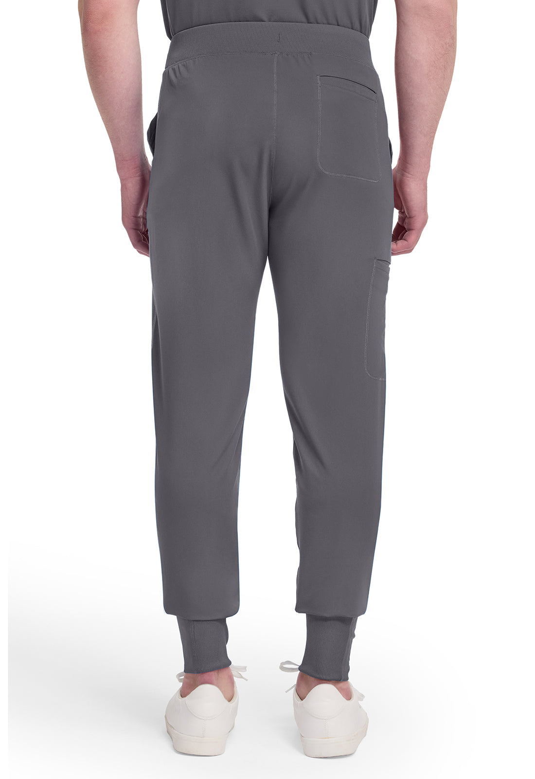 Dynamix DK040 Men's Natural Rise Scrub Joggers Pewter