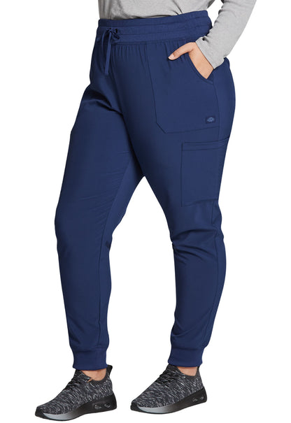 EDS Essentials DK065 Mid Rise Jogger Navy Model Image Right Side | Dickies