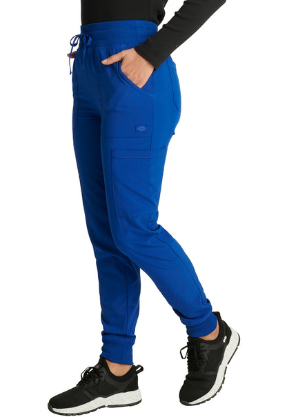 EDS Essentials DK065 Women's Mid Rise Scrub Joggers Galaxy Blue
