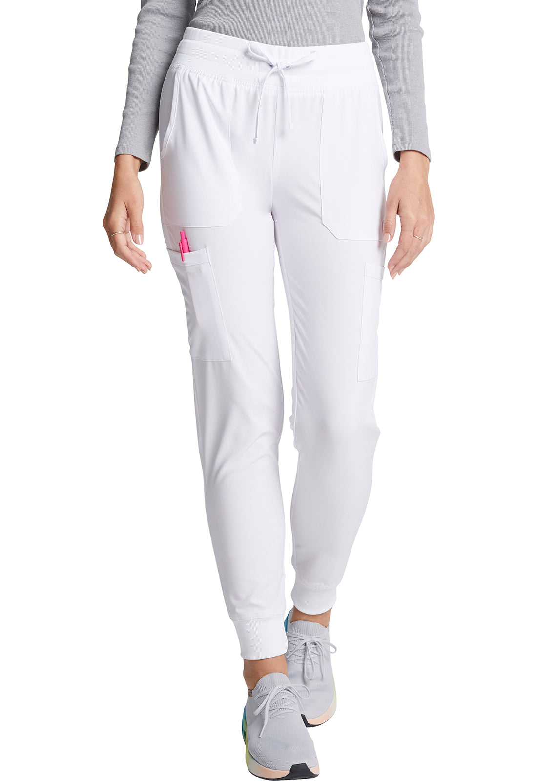 EDS Essentials DK065 Mid Rise Jogger White