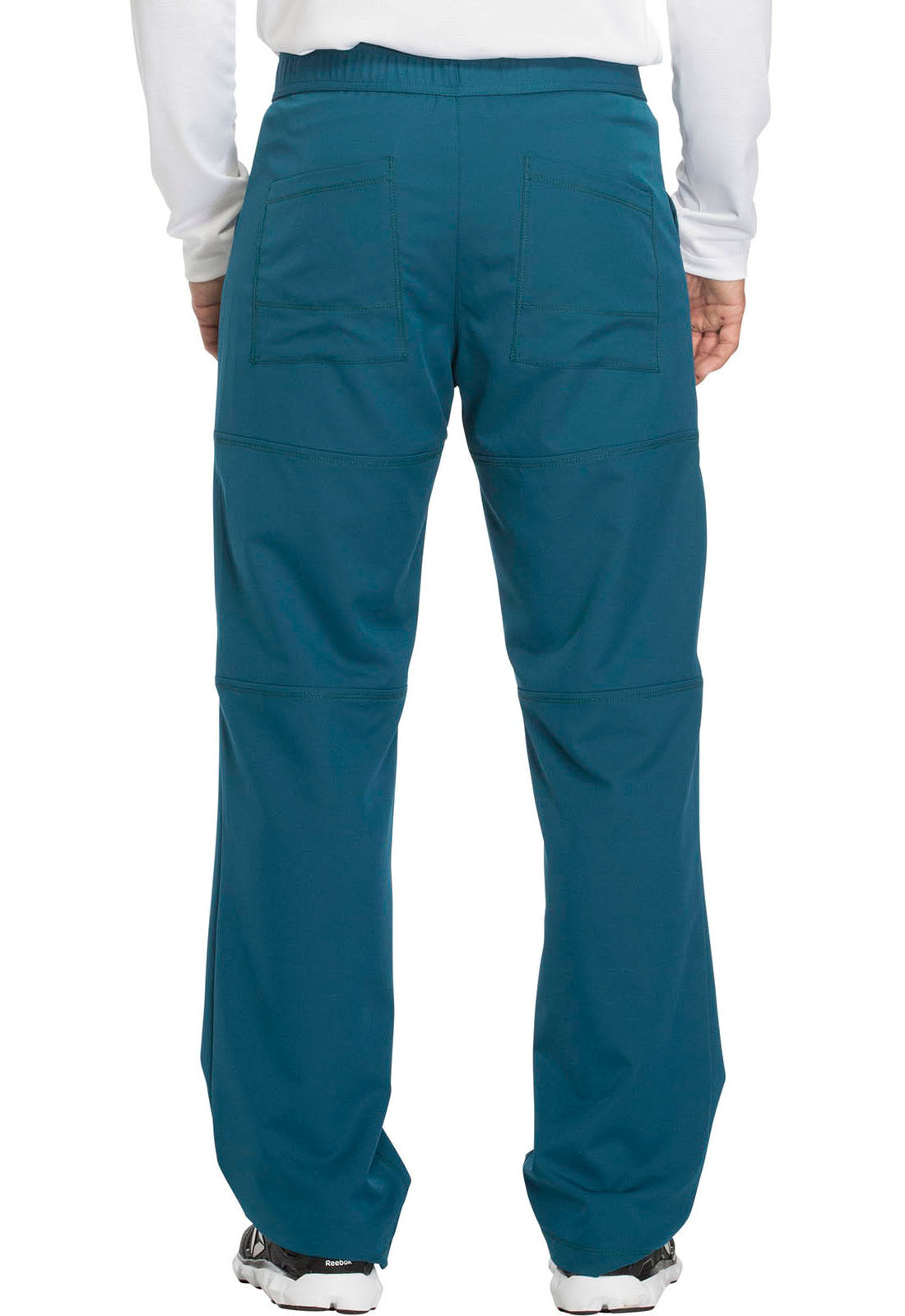 Dynamix DK110 Men's Zip Fly Cargo Pants Caribbean Blue Model Image Back | Dickies